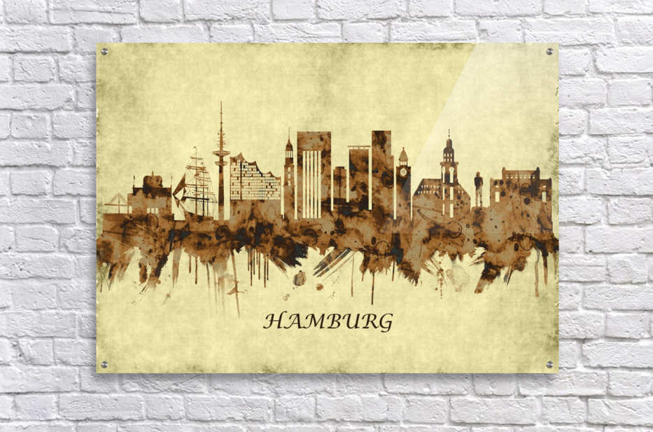 Germany Cityscape Giclee Canvas Picture Art Hamburg