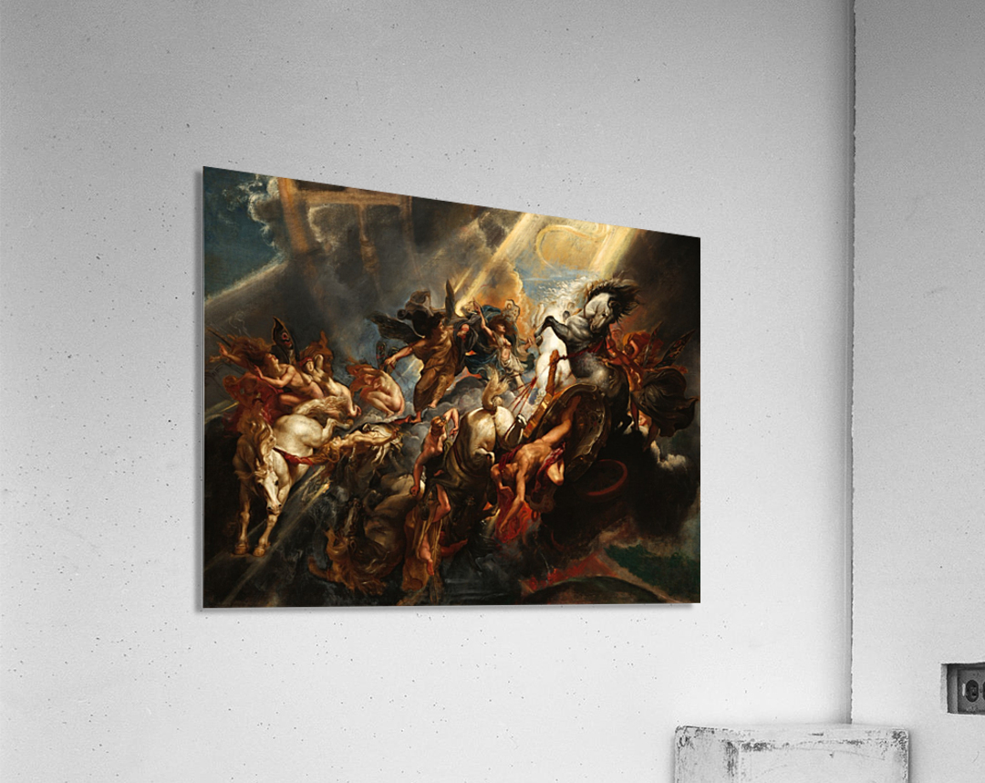 Peter Paul Rubens 1604 - Art Print Painting Poster The Fall of Phaeton