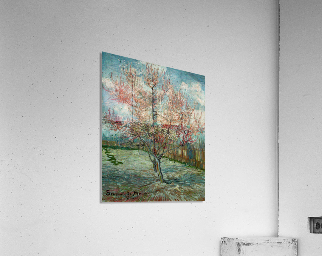 Pink Peach Trees Souvenir de Mauve by Van Gogh Van Gogh