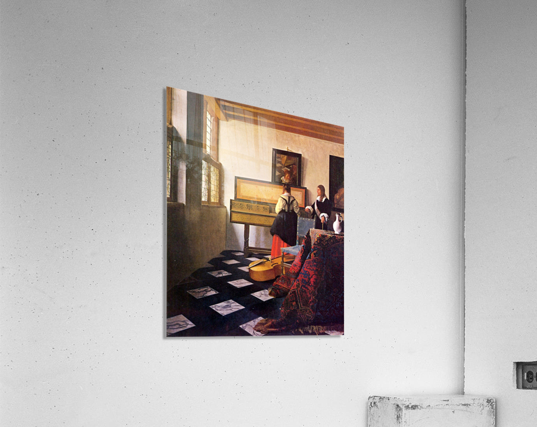 The music lesson by Vermeer Vermeer