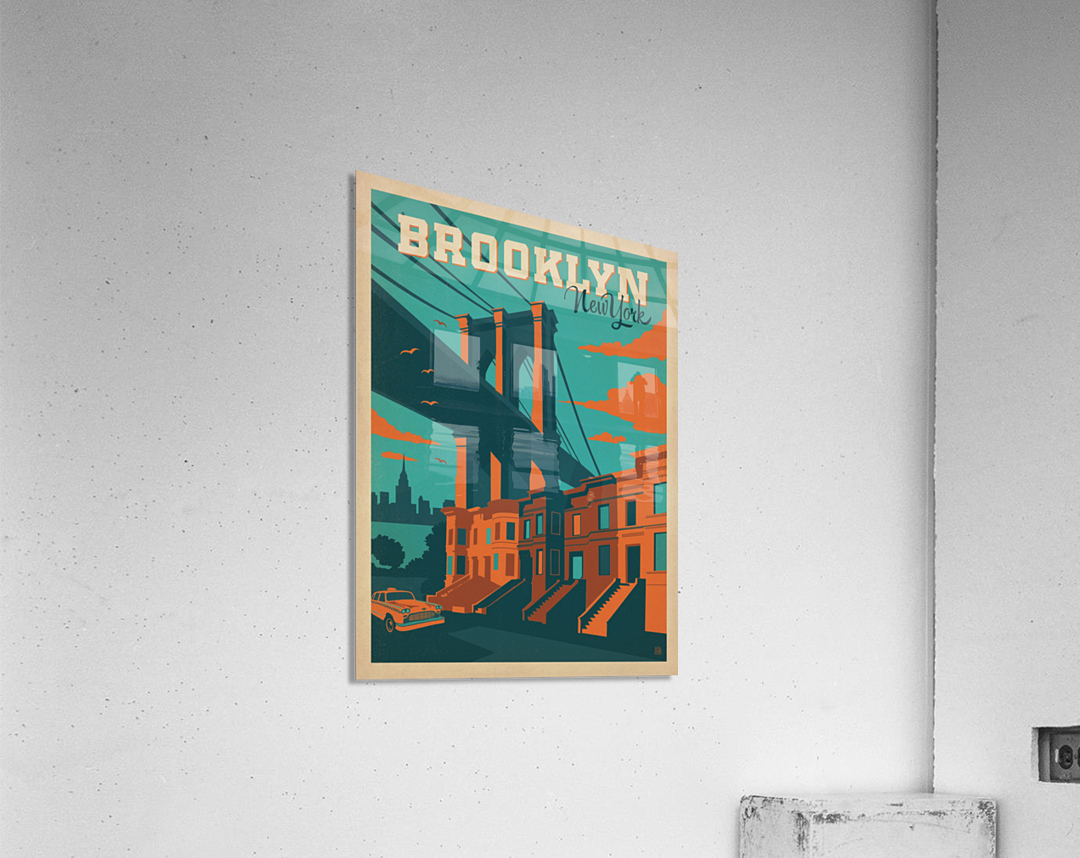 Brooklyn New York VINTAGE POSTER