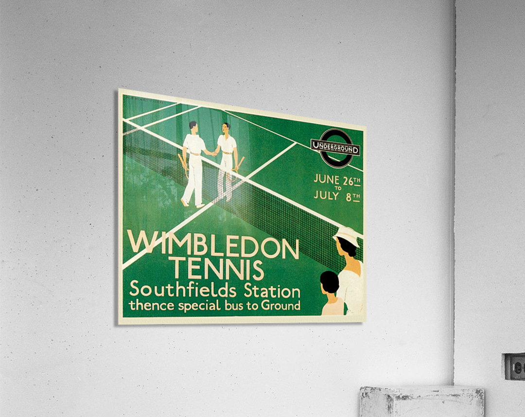 Art Print Wimbledon Tennis Vintage Poster 1933 VINTAGE POSTER