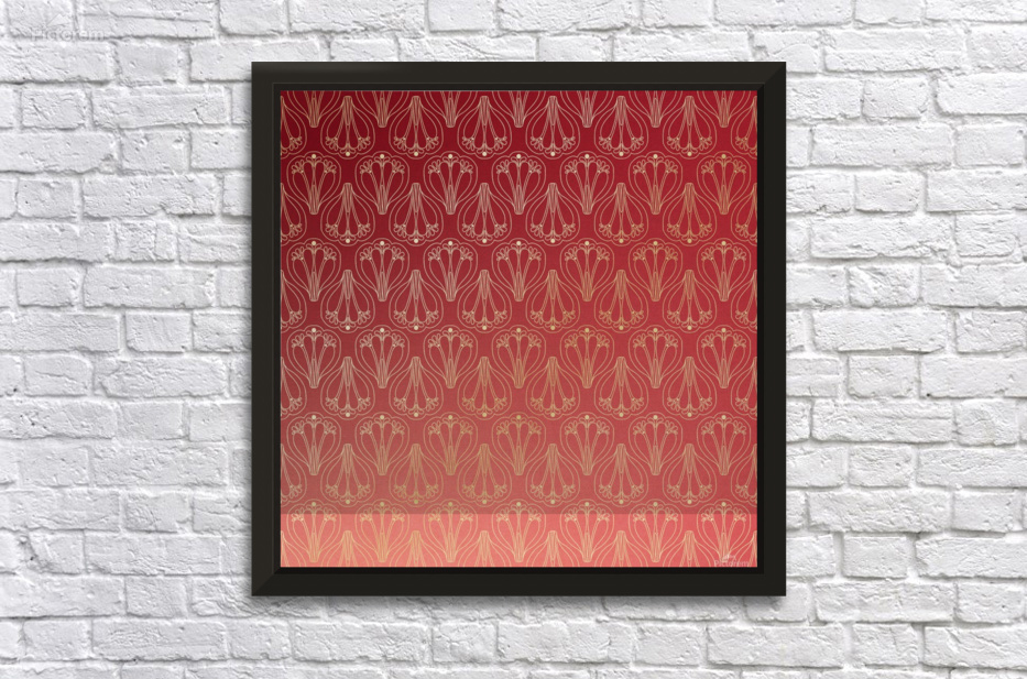 red gold art deco art deco background Shamudy