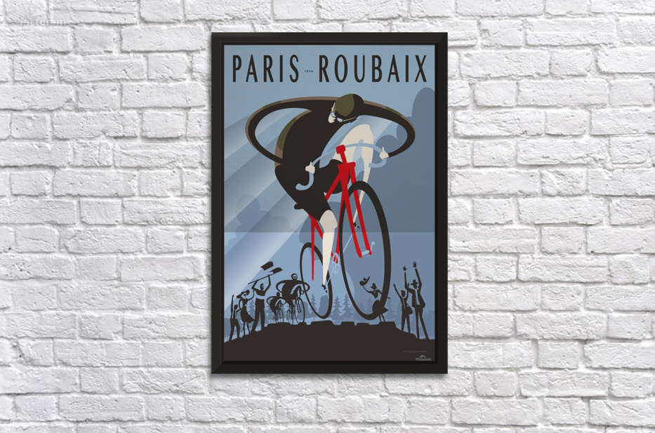 ParisRoubaix 1896 vintage poster VINTAGE POSTER
