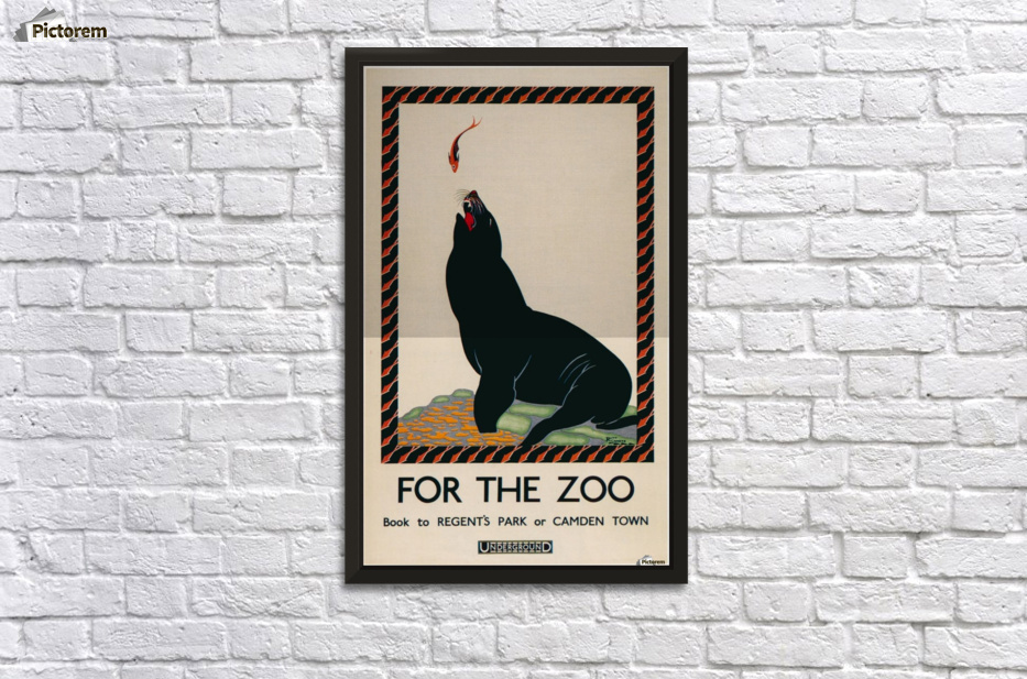 Vintage London Zoo Posters Marteko