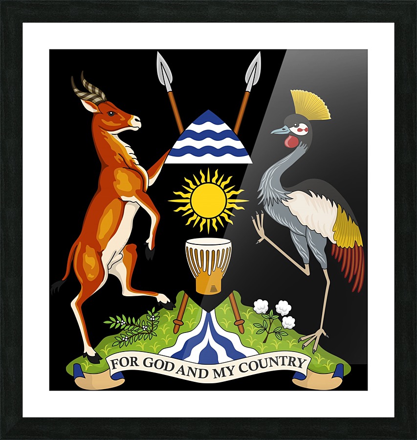 Uganda Coat of Arms Fun With Flags