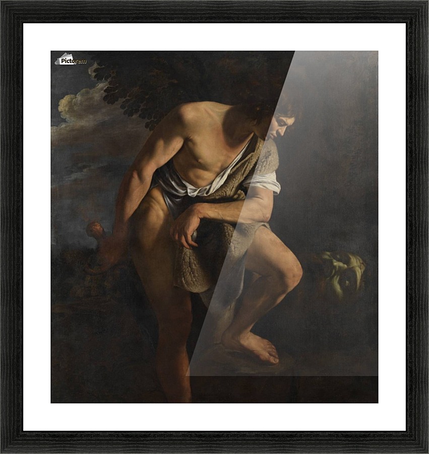 David Contemplating the Head of Goliath Artemisia