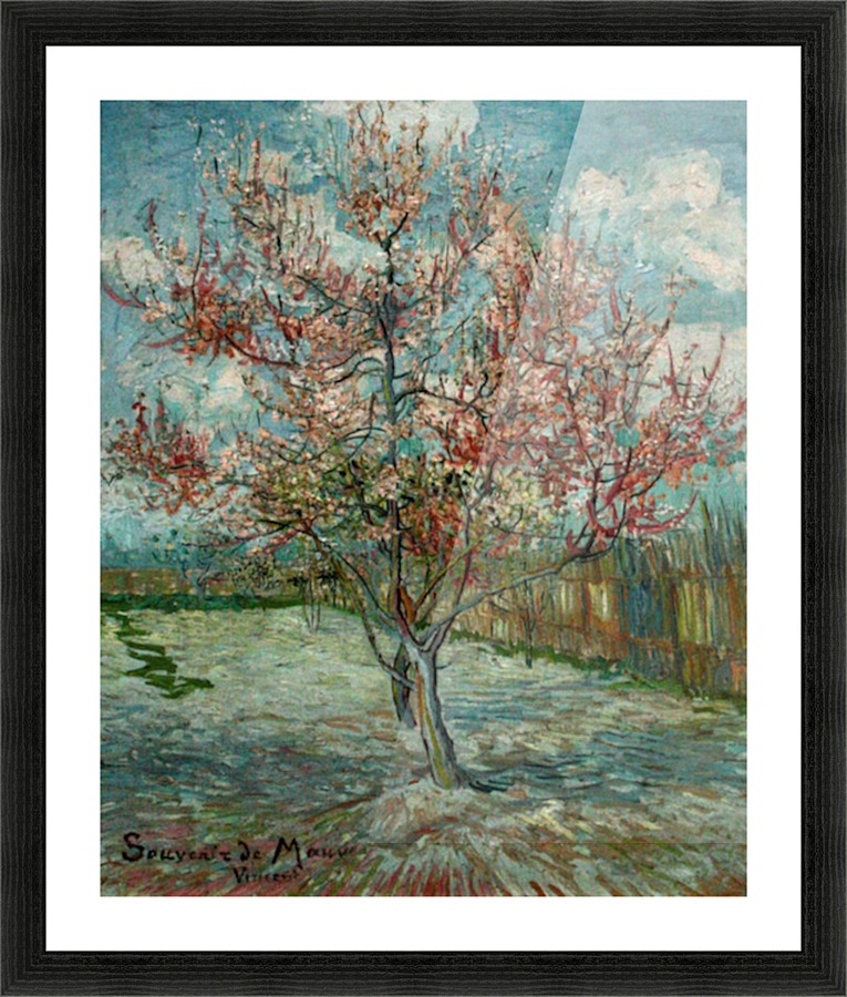 Pink Peach Trees Souvenir de Mauve by Van Gogh Van Gogh