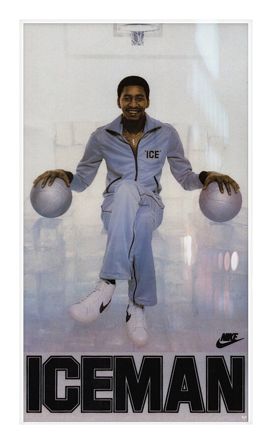 george gervin nike poster