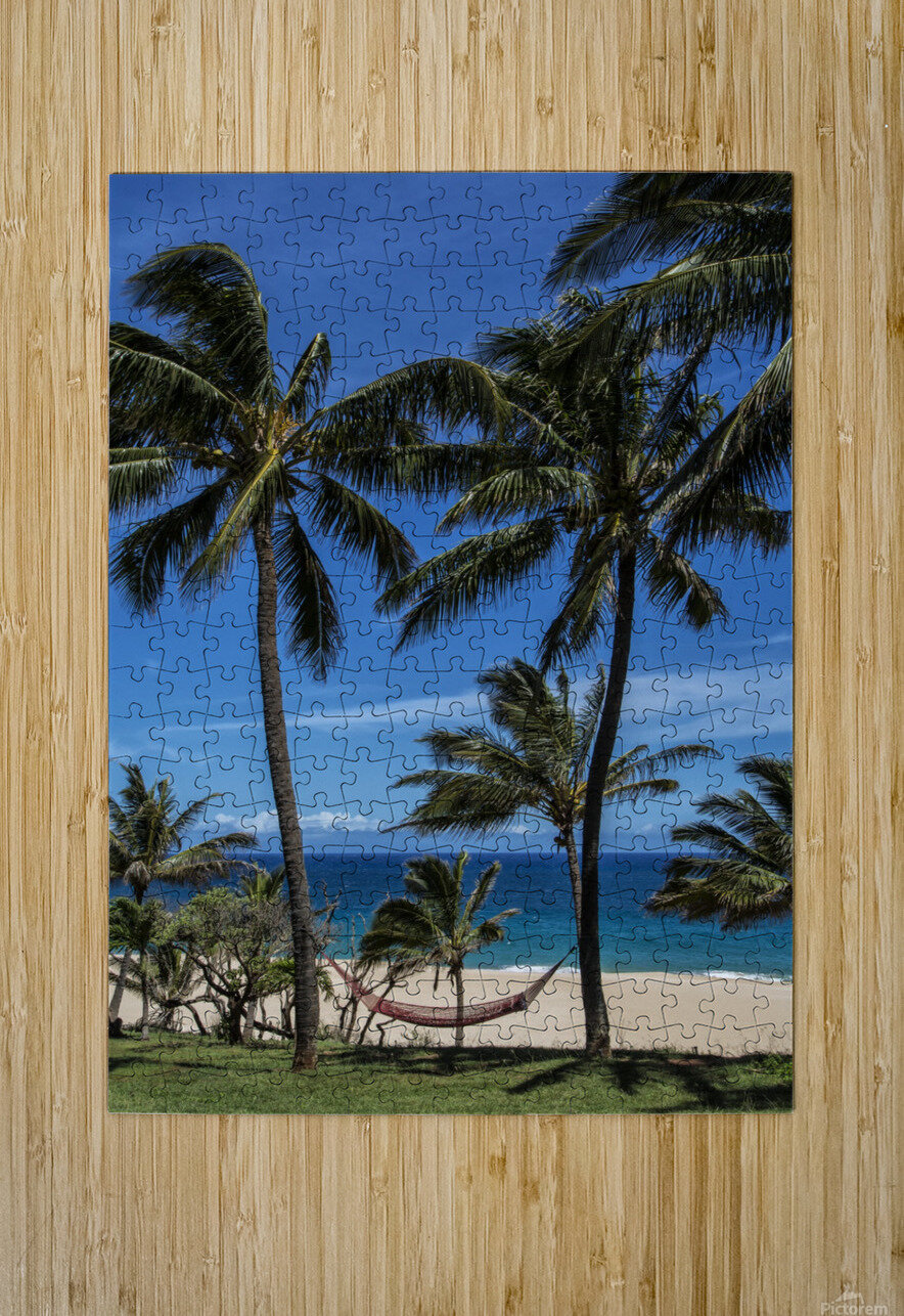 Hawaii Maui 12-Inch ct/_89189/_4 Ceramic Tile 3dRose Hammock Under Hawaiian Palm Trees Us10 Jgs0038 Jim Goldstein