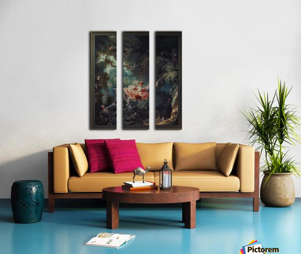 The Happy Accidents of the Swing Poster Canvas Print 26 Jean-Honoré Fragonard