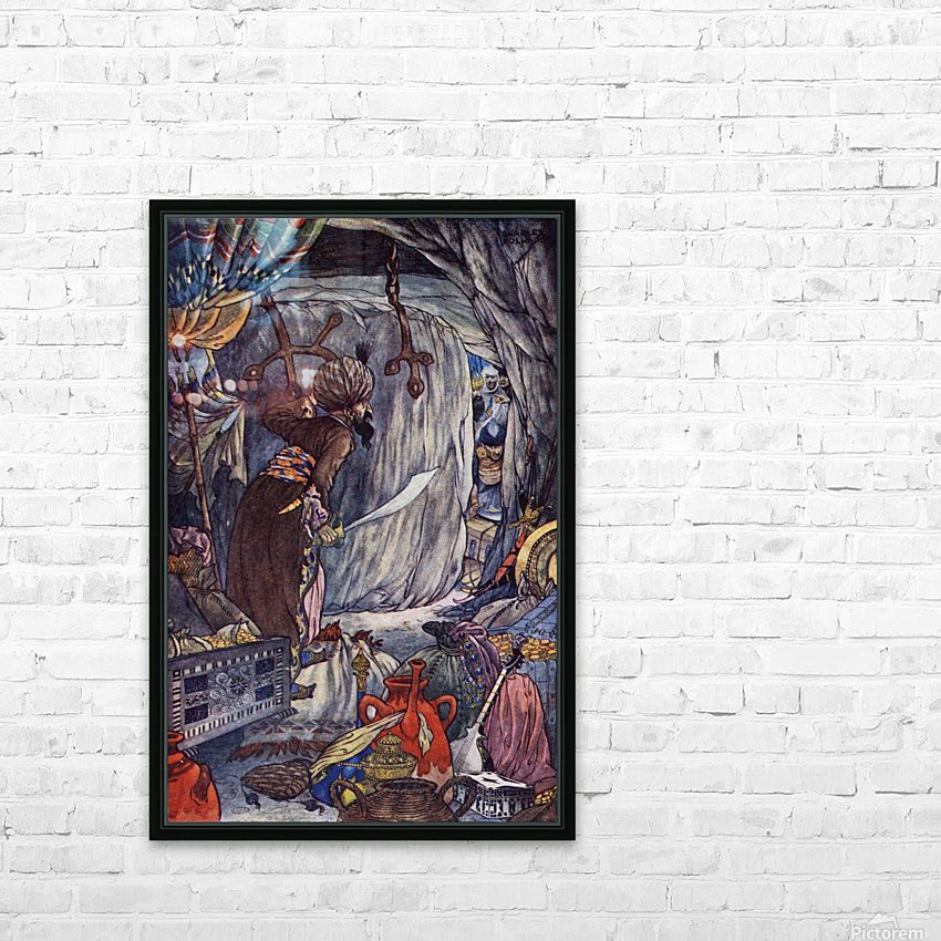 The History Of Ali Baba And The Forty Thieves Illustration By Charles Folkard From The Book The Arabian Nights Published 1917 Pacificstock