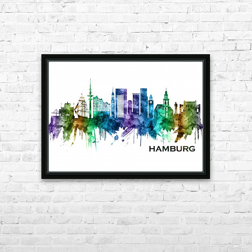Germany Cityscape Giclee Canvas Picture Art Hamburg