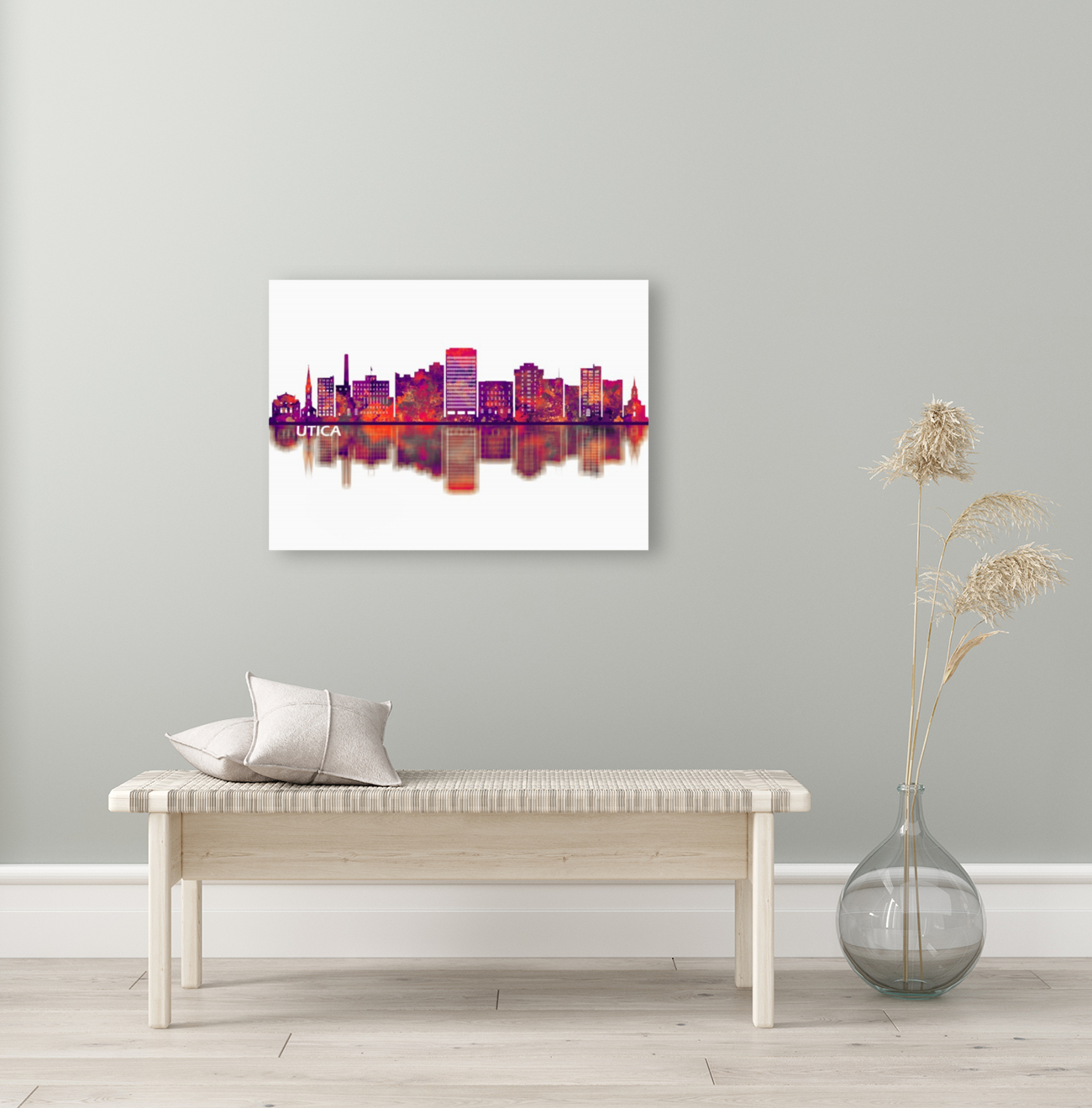 Utica New York Skyline Towseef Dar